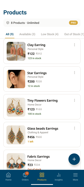 Product catalogue